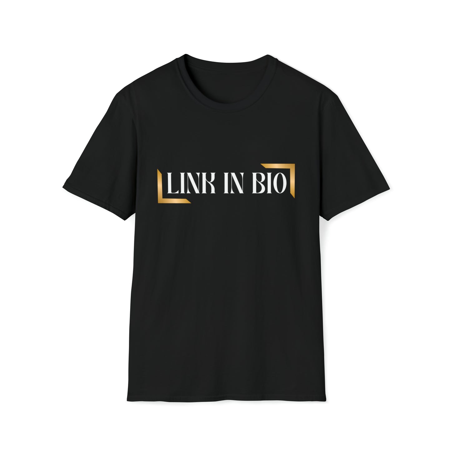 Link in Bio Unisex Softstyle T-Shirt Printify